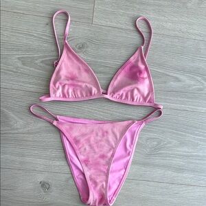 Kendall & Kylie Pink Triangle Bikini